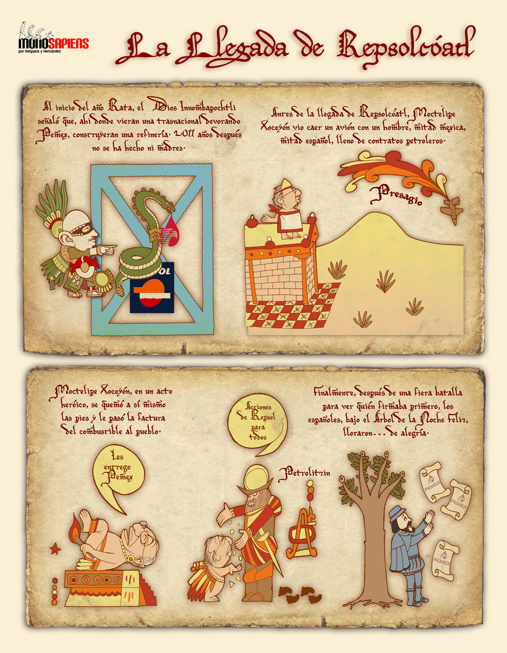 Codice La llegada de repsolcoatl